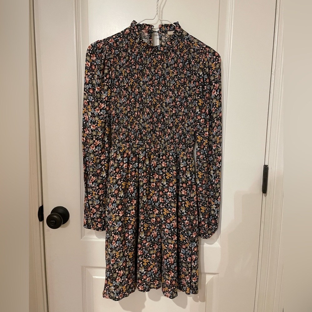 floral mini dress